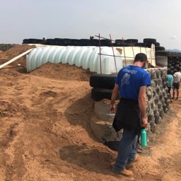 Earthship Encounter Taos, New Mexico Cistern