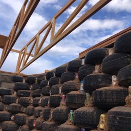 Earthship Encounter Taos, New Mexico Roof Truss