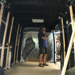 Van Build  - interior Shungite coating for EMF protection