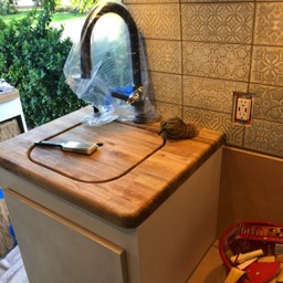 Amethyst Van Build  - sink